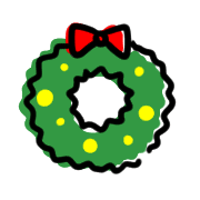 อิโมจิไลน์ Yurukawaii xmas emoji