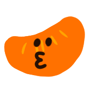 อิโมจิไลน์ Kawaii mikan emoji