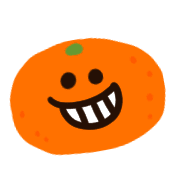 อิโมจิไลน์ Kawaii mikan emoji