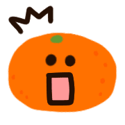 อิโมจิไลน์ Kawaii mikan emoji