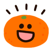 อิโมจิไลน์ Kawaii mikan emoji