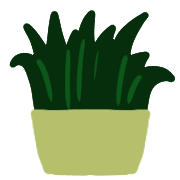 อิโมจิไลน์ Simple green cactus,plants