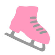 อิโมจิไลน์ Kawaii figure skating emoji