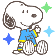 อิโมจิไลน์ Snoopy's New Year's Gift Emoji