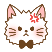 อิโมจิไลน์ Mofumofu cat emoji