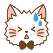 อิโมจิไลน์ Mofumofu cat emoji