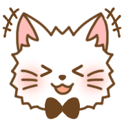 อิโมจิไลน์ Mofumofu cat emoji