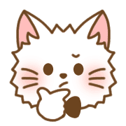 อิโมจิไลน์ Mofumofu cat emoji