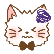 อิโมจิไลน์ Mofumofu cat emoji