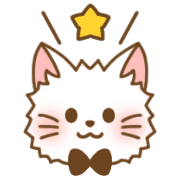 อิโมจิไลน์ Mofumofu cat emoji