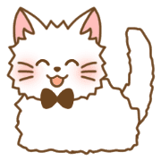 อิโมจิไลน์ Mofumofu cat emoji