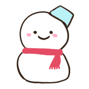 อิโมจิไลน์ simple cute winter