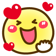 อิโมจิไลน์ Simple smile emojis 10