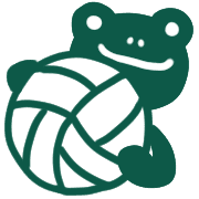 อิโมจิไลน์ Volleyball frogs