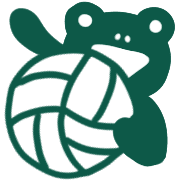 อิโมจิไลน์ Volleyball frogs