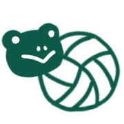 อิโมจิไลน์ Volleyball frogs