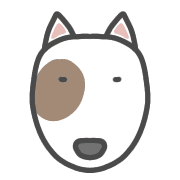 อิโมจิไลน์ Bull Terrier from DLB-EMOJI-