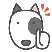 อิโมจิไลน์ Bull Terrier from DLB-EMOJI-