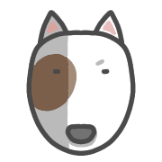 อิโมจิไลน์ Bull Terrier from DLB-EMOJI-