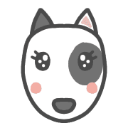 อิโมจิไลน์ Bull Terrier from DLB-EMOJI-