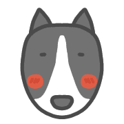 อิโมจิไลน์ Bull Terrier from DLB-EMOJI-