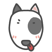 อิโมจิไลน์ Bull Terrier from DLB-EMOJI-