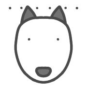 อิโมจิไลน์ Bull Terrier from DLB-EMOJI-