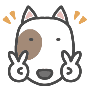 อิโมจิไลน์ Bull Terrier from DLB-EMOJI-