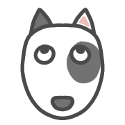 อิโมจิไลน์ Bull Terrier from DLB-EMOJI-