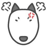 อิโมจิไลน์ Bull Terrier from DLB-EMOJI-