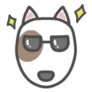 อิโมจิไลน์ Bull Terrier from DLB-EMOJI-