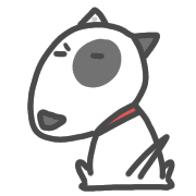 อิโมจิไลน์ Bull Terrier from DLB-EMOJI-