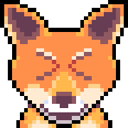 อิโมจิไลน์ Fox Pixel Art Emotions (Version 2)