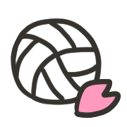 อิโมจิไลน์ SAKURA volleyball