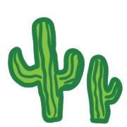 อิโมจิไลน์ Succulent,cactus,leaf frames