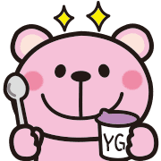 Pink Pink bear Emoji 2