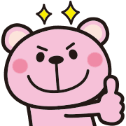 Pink Pink bear Emoji 2 รูปที่ 6