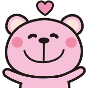 Pink Pink bear Emoji 2 รูปที่ 8