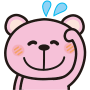 Pink Pink bear Emoji 2 รูปที่ 15