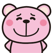 Pink Pink bear Emoji 2 รูปที่ 24