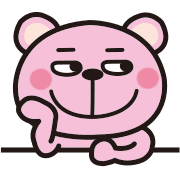 Pink Pink bear Emoji 2 รูปที่ 28
