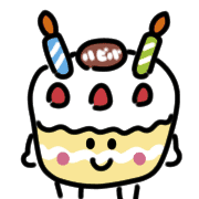 อิโมจิไลน์ Birthday cake Emoji