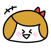 อิโมจิไลน์ cute little girl Emoji(1)