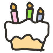 อิโมจิไลน์ Happy birthday yurukawaii emoji