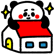 อิโมจิไลน์ Panda celebration emoji