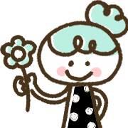 อิโมจิไลน์ Mint girly celebration emoji