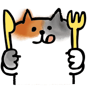 อิโมจิไลน์ Goro Goro Nyansuke Emoji