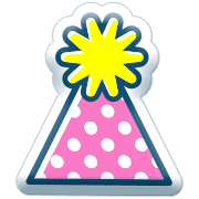 อิโมจิไลน์ PUKUPUKU-Happy birthday Emoji