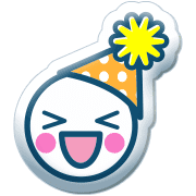 อิโมจิไลน์ PUKUPUKU-Happy birthday Emoji