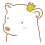 อิโมจิไลน์ White cute white bear vol.2 emoji